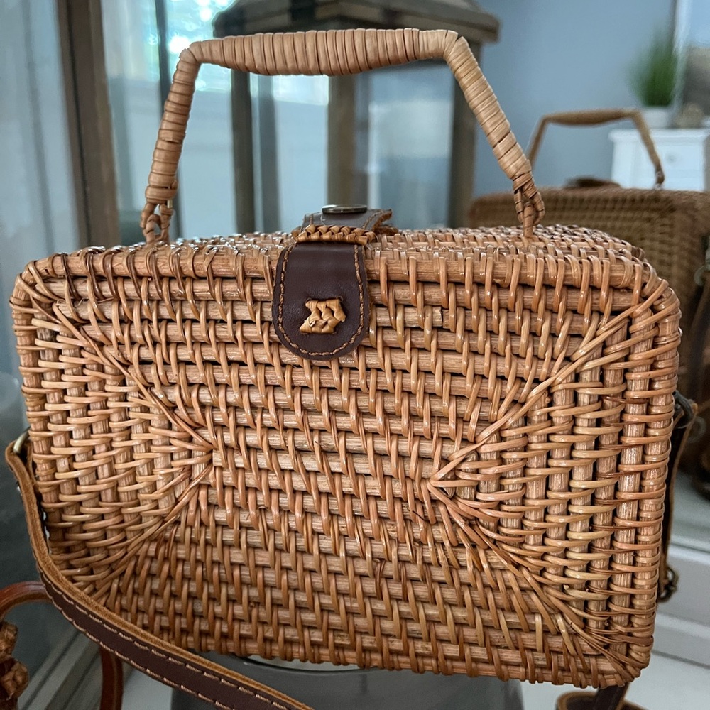 Rattan bag/clutch boxes